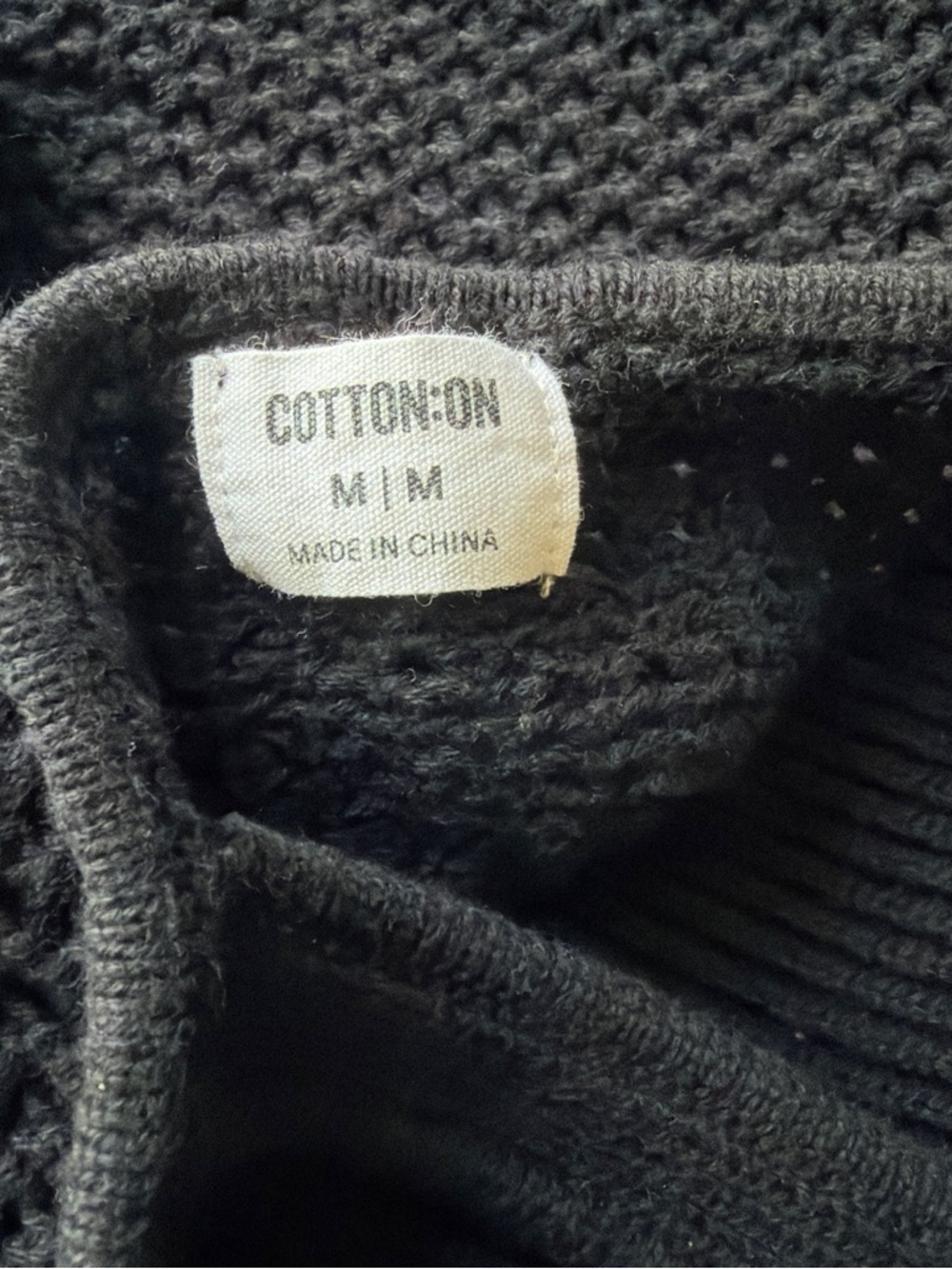 Black Sweater Tanktop - Picture 3 of 3